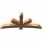 Ekena Millwork Alberta Smooth Timber Gable Bracket, Western Red Cedar, 72"W x 33"H x 5 1/2"D x 5 1/2"F, 11/12 Pitch GBW072X33X0606ALB00SWR - alternate 5